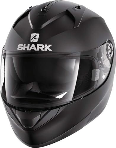 SHARK Motorradhelm Hark Ridill Blank Mat, Schwarz, Größe XL
