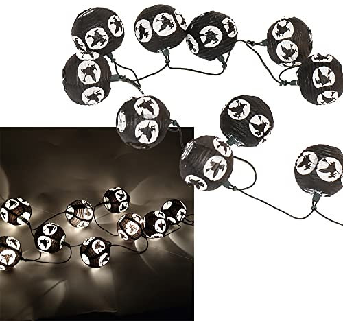 Dapo -Hexen-Lichterkette Black Witch Grusel-Party, Halloween-Feier, Fenster-Deko-Lampe, Horror-Fest, schaurige Beleuchtung, Scary