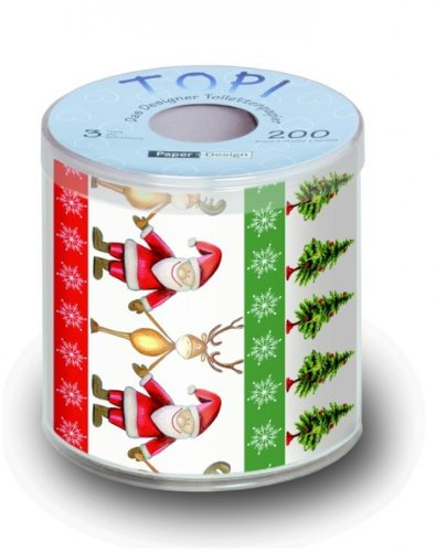 Papier toilette humoristique de Noël MOTIF TOGETHER