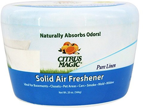 Citrus Magic Solid Pure Linen Odor Absorber, 20-Ounce