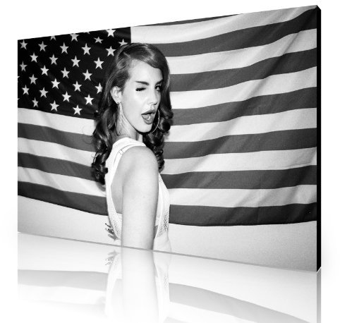 Große Lana Del Rey Leinwand Galerie Stil 76,2 x 50,8 cm A1
