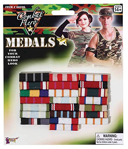 Bristol Novelty 66226 Condecoraciones militares, talla única Halloween
