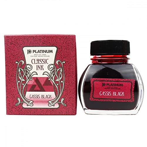 Platinum Classic Ink 60ml Cassis Black, INKK-2000 15