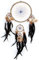 Riesen-Traumfänger mit echten Federn | Dreamcatcher 30cm