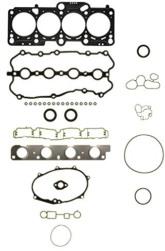 AJUSA 50258000 Dichtungsvollsatz Motor mit Zylinderkopfdichtung ohne Abgasrohrdichtung Kompatibel mit VW Golf 5 Schrägheck 1K1
