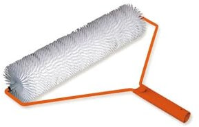 Rouleau à débuller 50 cm Ø125 mm – Picots 4 cm – Pour ragréage autolissant et chape auto-nivelante < 20 mm – Outil professionnel avec support manche – Débullage facile et homogène