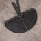 Charles Bentley Outdoor, Garden, Patio, Banana Hanging Cantilever, Umbrella Parasol Base Weights, 2 Segments, 12kg Per Segment, Adjustable Pole, For Flat Surfaces, Cement And Plastic (48x48cm)