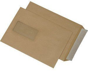 2000 Versandtaschen C5 162x229 mm HK mit Fenster envelope braun dimapax