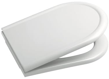 Roca A801922004 Asiento y Tapa, Colección Civic, Caída Amortiguada, Color Blanco