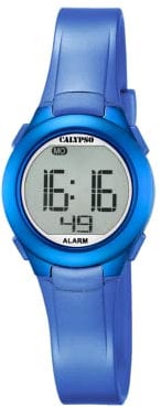 Calypso Montre pour Femme K5677/5 Digital Crush Boîtier en Plastique Multi Bracelet en Plastique Bleu