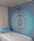 Popular Handicrafts Kp652 Wandbehang Hippie Mandala Bohemian Psychedelic Tapisserie Art Ethnic Decor Tagesdecke Magical Thinking 215x230cm Blau