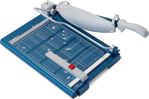 Dahle Premium Guillotine Trimmer, 14–1/20,3 cm – 69,8 cm Schnittlängen, 35–40 Blatt Kapazitäten, selbstschärfend Klinge, automatische Klemme, W/Sicherheit Guard, 1