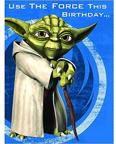 SW351 Star Wars Clone Wars Geburtstagskarte