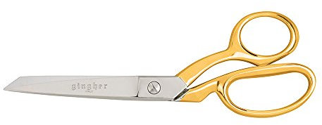 Fiskars Couteau À Poignée Doré en Acier Bord Courbé Ciseaux 8,