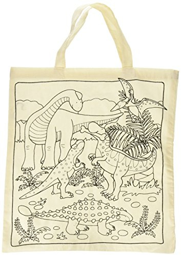 Goki 4013594588096 Baumwollbeutel Dinosaurier, groß