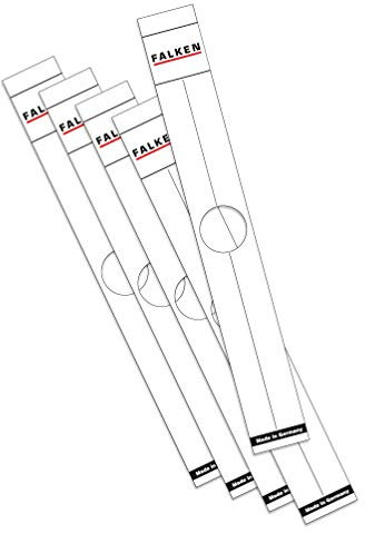 Original Falken 10er Pack Ordner-Rückenschild. Made in Germany. Etiketten 36 x 290 mm selbstklebend für 5 cm schmale Hängeordner weiß