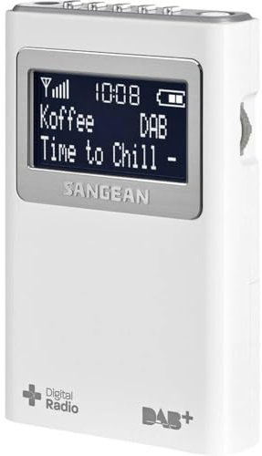 Sangean A500313 Radio DPR-39, Bianco