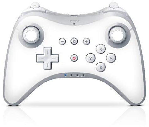 DeinDesign Skin kompatibel mit Nintendo Wii U Pro Controller Folie Sticker einfarbig weiß Farbe