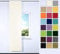 Rollmayer SCHIEBEVORHANG FLACHENVORHANG SCHIEBEPANEL SCHIEBEGARDINE Vorhang RAUMTEILER 60 x 200 cm Kollektion Vivid (Ecru 2, Klettband)