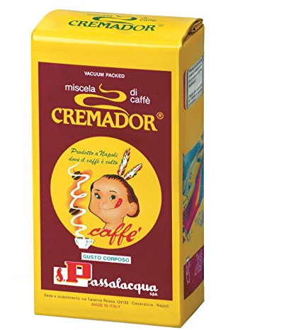 Coffee Passalacqua Cremador 250 gr (Full-Bodied Taste) - Package 24 Pieces