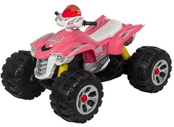 Original Actionbikes Motors Kinder Elektroquad Burst JS318 | 2X 12 Volt 35 W (Total 70 Watt) - Bis zu 5 km/h - Reifen mit Weichgummiring - Lizenziert - 12 Volt 7Ah Batterie (Pink)