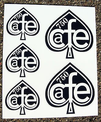 CAFE RACER Pik-As logo 750 sticker aufkleber