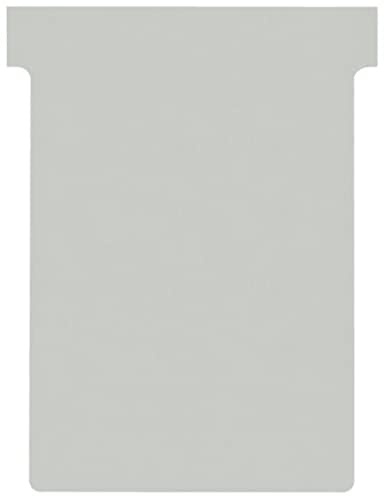 Nobo Kartentafel Zubehör T-Karten, Größe 3, 100 Stück, grau