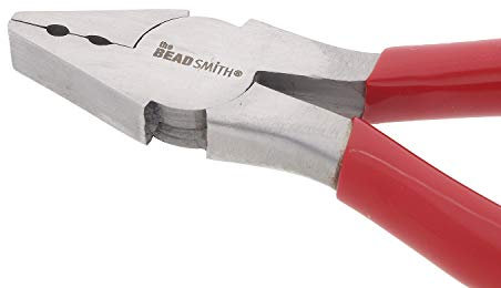 The Beadsmith Fold-Over Crimp Pliers for Leather, Suede, and Crimping, Jewelry Making Supplies