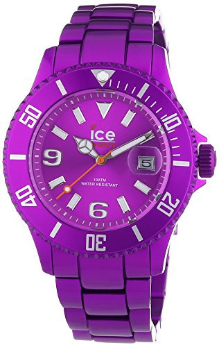 ICE-Watch - Montre Mixte - Quartz Analogique - Ice-Alu - Purple - Unisex - Cadran Violet - Bracelet Aluminium Violet - AL.PE.U.A.12