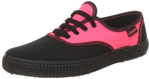 Victoria Inglesa Bicolor Fluo, Chaussures à lacets femme - Rose (Fucsia), 39 EU