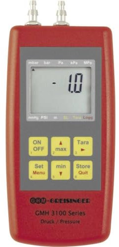 Manometer Greisinger GMH3161 – 002 Druck der Luft Gas nicht aggressiven Gas korrosiven-5 bis 5 bar