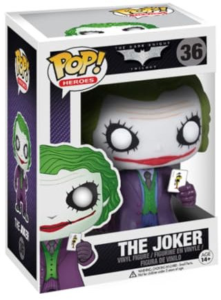 Funko Pop! Heroes Dark Knight The Joker - Vinyl-Sammelfigur - Geschenkidee - Offizielle Handelswaren - Spielzeug Für Kinder und Erwachsene - Movies Fans - Modellfigur Für Sammler und Display