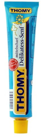 Thomy Mittelscharf Delikatess-Senf, 3er Pack (3 x 100 ml)
