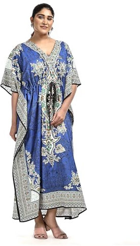 Nightingale Collection Robe pour femme, bleu roi, Taille unique