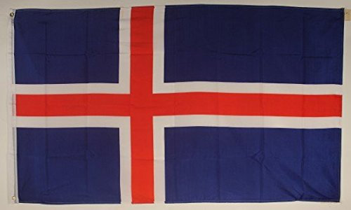 Island Flagge Großformat 250 x 150 cm wetterfest Fahne