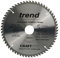 Trend Lama per sega circolare CraftPro Thin Kerf TCT, diametro 190 mm x 60 denti x foro 30 mm, punta in carburo di tungsteno, CSB/19060TC