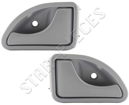 STARKIT PERFORMANCE Lot de 2 poignées de porte compatibles pour Twingo 1 et Kangoo 1 (1993-2010) poignées intérieures | avant | 8200259376 | 8200247802 | 8200289434