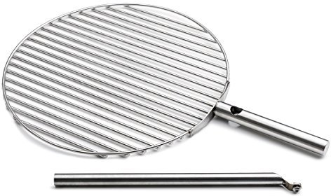 höfats - Triple Grillrost 45 - verwandelt Triple Feuerschale in einen Grill - höhenverstellbar und schwenkbar - Edelstahl - rund - Zubehör für Triple Feuerschale