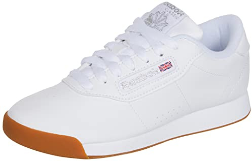 Reebok Sneaker Basse da Donna Princess Wide, Gomma Bianca., 40 EU