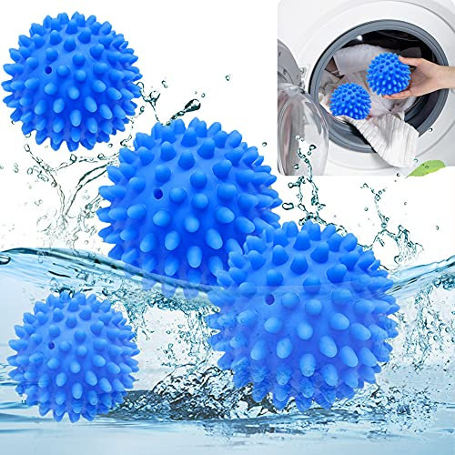 4 Stück Trocknerbälle, Trocknerkugeln für Trockner und Wäschetrockner, Wiederverwendbar Dryer Balls Waschball Waschkugel Trocknen Ball, Wäsche Wäschetrockner Trocknerball