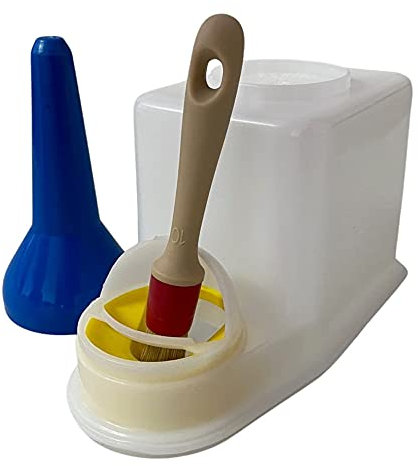 Sparbehälter für flüssige Klebstoffe u. Farben - inklusive Pinsel, Leimbehälter 0,4-3,0 Liter (1,5 Liter)