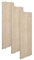 BigDean 3er Set Katzenkratzbrett Eckkratzbrett Kratzbrett Wand Wandkratzbrett Katzen Kratzecke 80cm