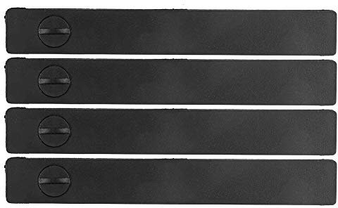 Dachträgerabdeckungen,Ersatz Dachträger Abdeckung 4 Stück Auto Dachträger Abdeckung Schienen Verkleidung Filmklappe Passend für Focus MK2 2005 C2012, 1339647, 4M51-A504A00-AA