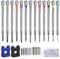 13 Pezzi Cacciaviti Orologiaio, Anruyi kit Cacciaviti Cacciaviti Precisione Orologiaio Precisione 0,6–2,0 mm Set Cacciaviti Elettricista Kit Giraviti con Ricambi, per Orologi e Elettronica