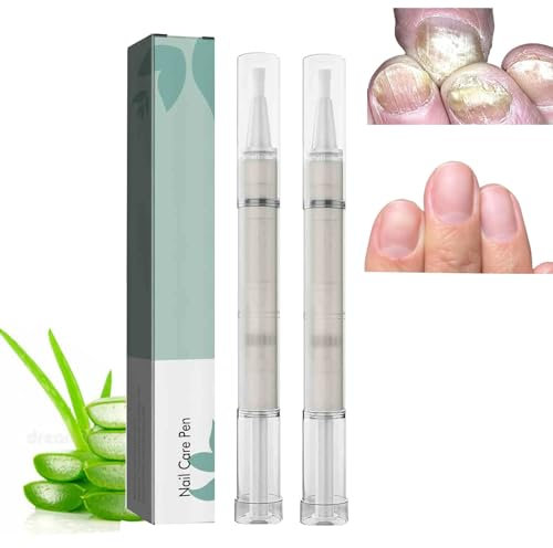 Healthy Conventional Nail Care Pen, nail Care pen, Nail Growth Serum Pen, Fast and Effective Treatment of Nail Fungus, Suitable for Nails, Containing Aloe Vera and Tea Tree Oil (2)