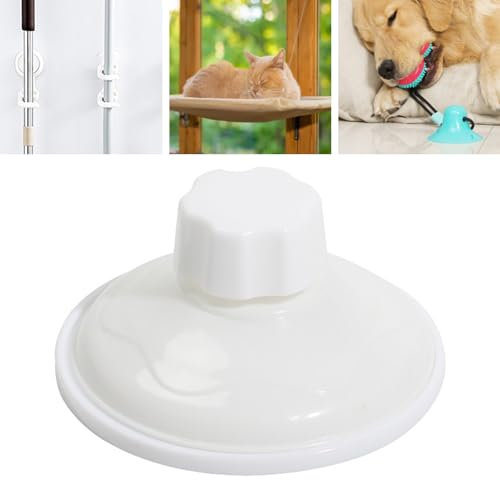 Ventouse pour Hamac pour Chat, Stable et Fiable, fabriqué en Plastique, Installation Facile, Technologie sous Vide, Base de 8,5 Cm, Construit à Partir de Plastique Robuste,