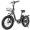 HANEVEAR Elektrofahrräder 20 Zoll E Bike Klapprad Pedelec 24Ah/48V Lithium-Akku | bis zu 140km, 250W Heckmotor, Hydraulische Bremse, Elektrofahrrad Trekking/City Pedelec für Damen und Herren