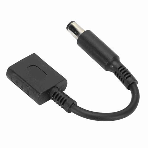 DC Power Adapter Connector Plug and Play for Laptop Adapter Charger, Compatible with Dell, Light and Portable 4.5 X 3 Mm Female Up to 7.4 X 5.0 Mm Men