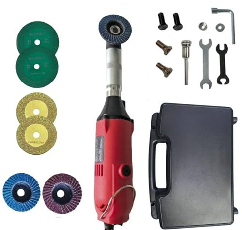 Limpiador y abridor de juntas de baldosas, máquina eléctrica for limpiar juntas de baldosas, 6 velocidades ajustables, for esmerilar, pulir, cortar, embellecer y limpiar juntas.