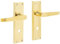 Carlisle CBV30WC Laiton poli contract victorien sur plaque arrière de salle de bain 155 mm x 40 mm
